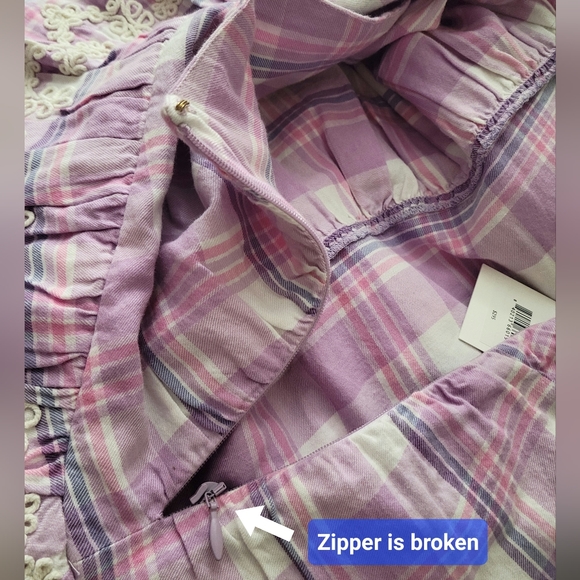 **SOLD** LOVESHACKFANCY Como Skirt NWD - Lavender/Pink - Size 8 - Picture 13 of 16